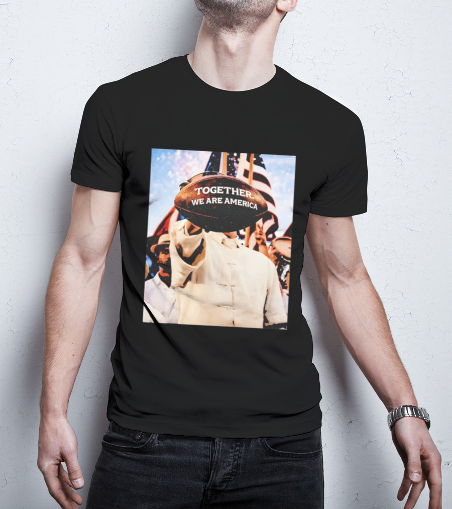 Together We Are America Bad Bunny Football T-Shirt