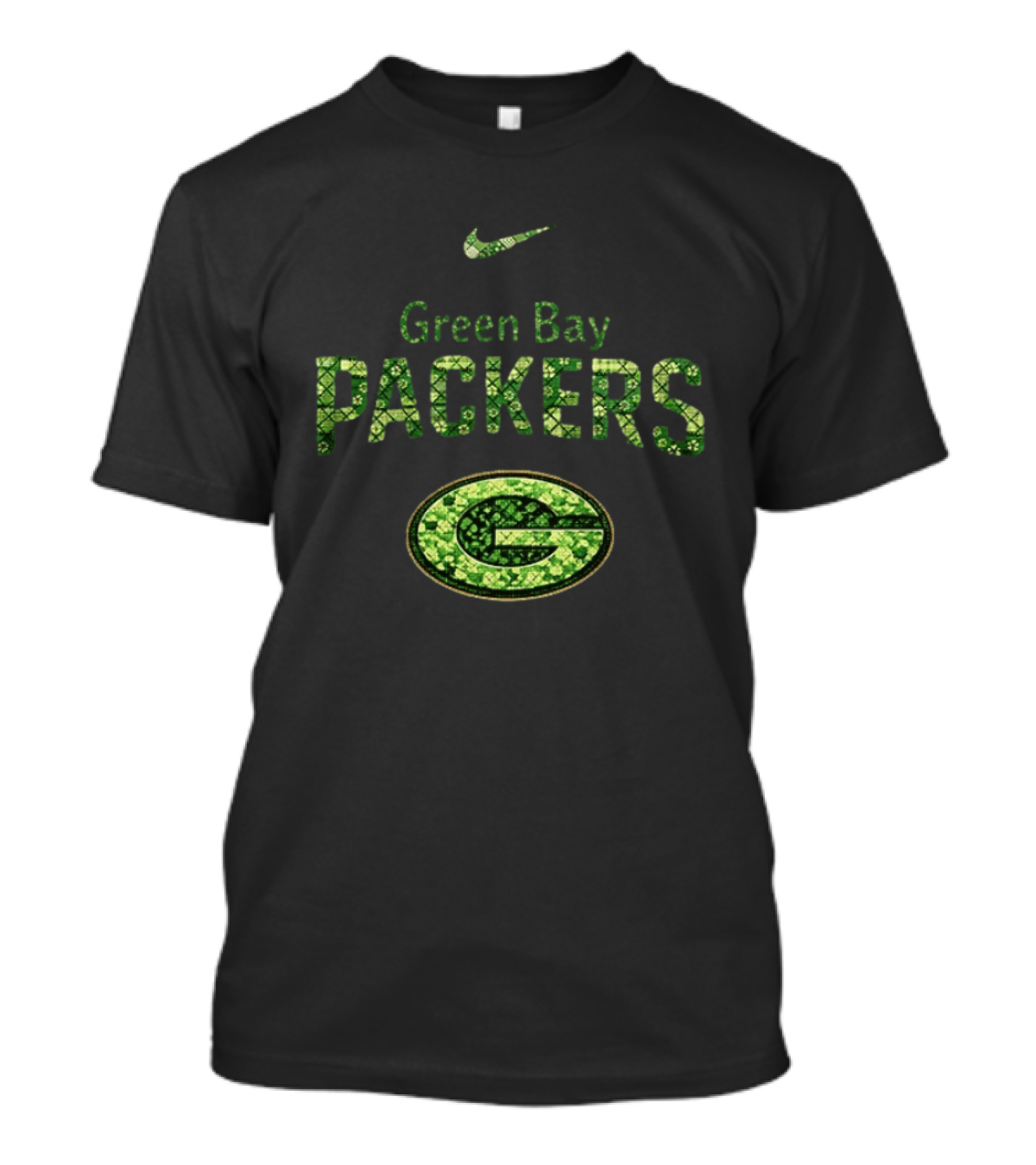 Green Bay Packers Snoopy Who Needs Luck Nike Collaboration T-Shirt