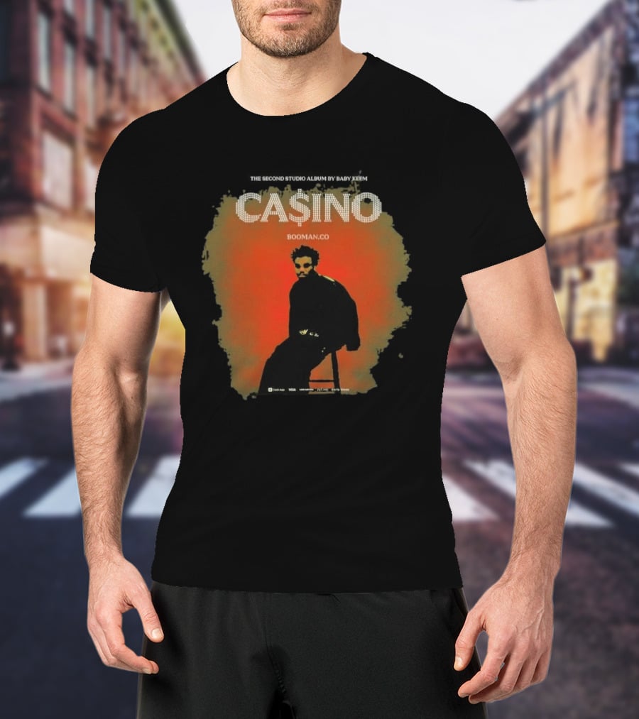 Baby Keem Casino Tour 2026 BOOMAN.CO T-Shirt