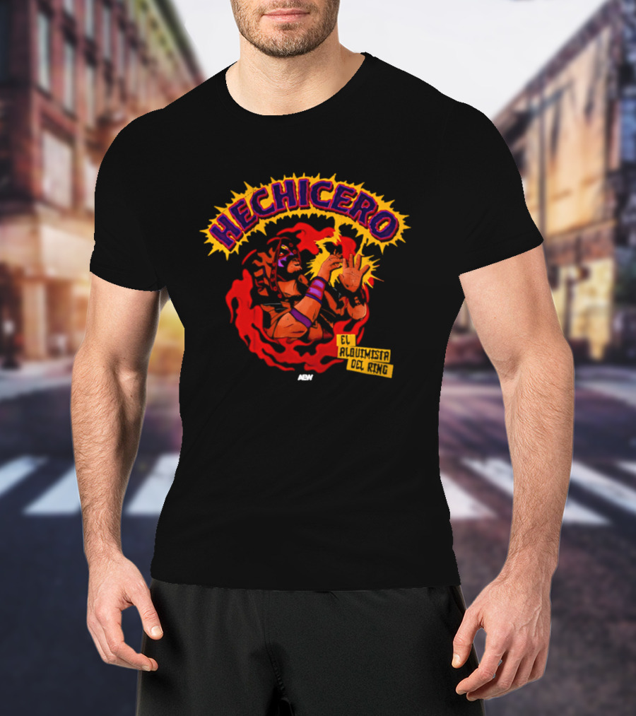 Hechicero Wizard El Alquimista Del Ring Luchador Magic Hands T-Shirt