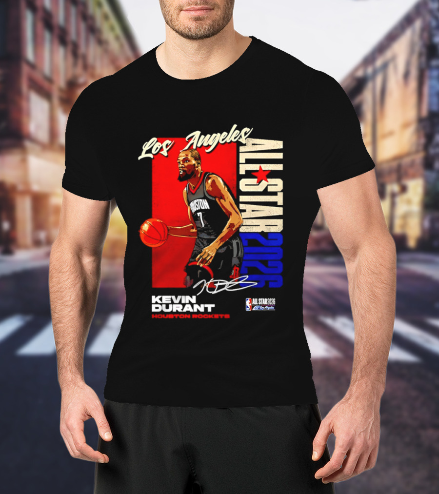 Los Angeles All Star 2026 Kevin Durant Houston Rockets T-Shirt