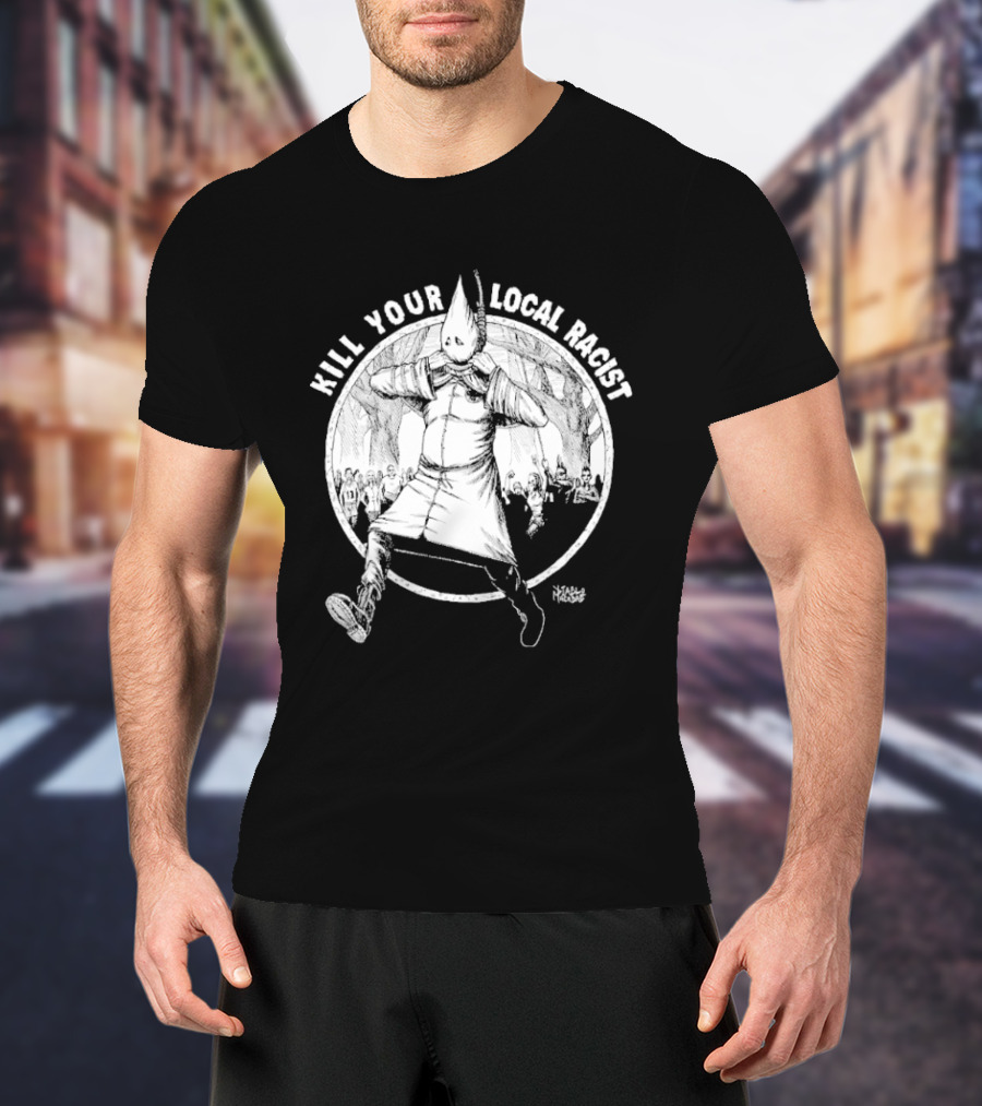 Kill Your Local Racist Diablo Macabre Circle Figure T-Shirt