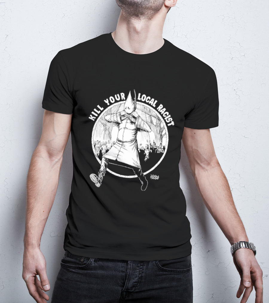 Kill Your Local Racist Diablo Macabre Circle Figure T-Shirt