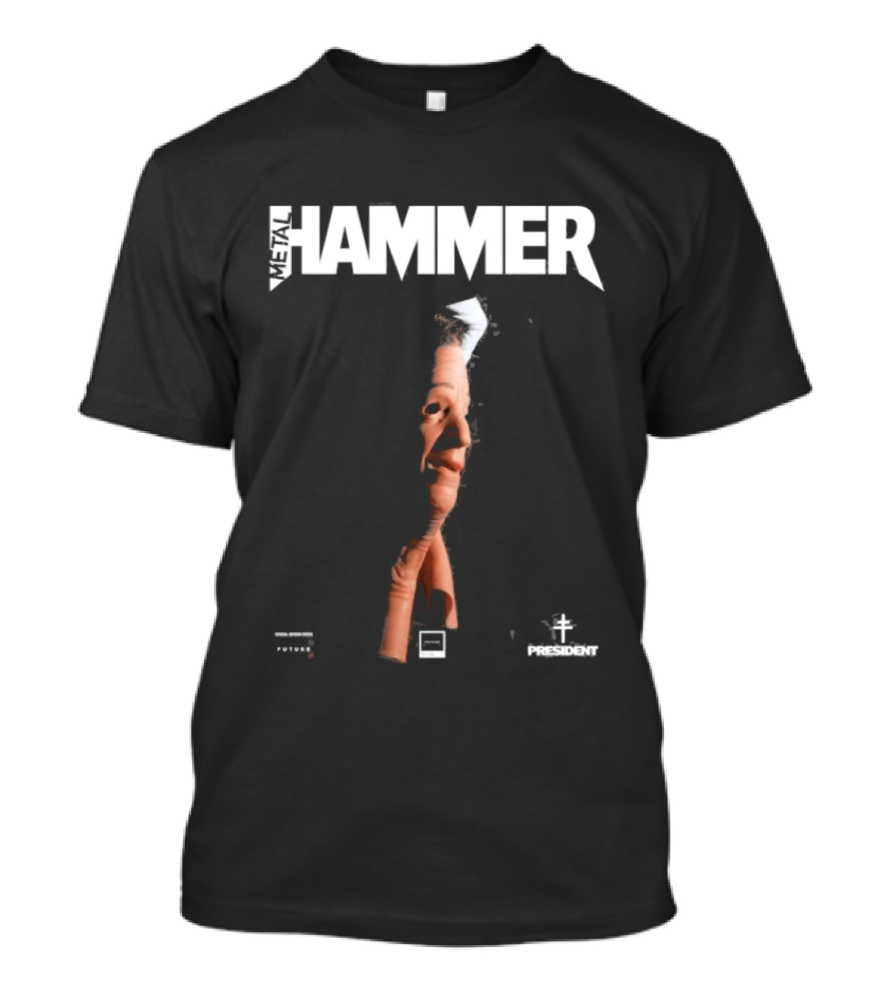 President X Metal Hammer The New Heavy 2026 Distorted Face Concept T-Shirt