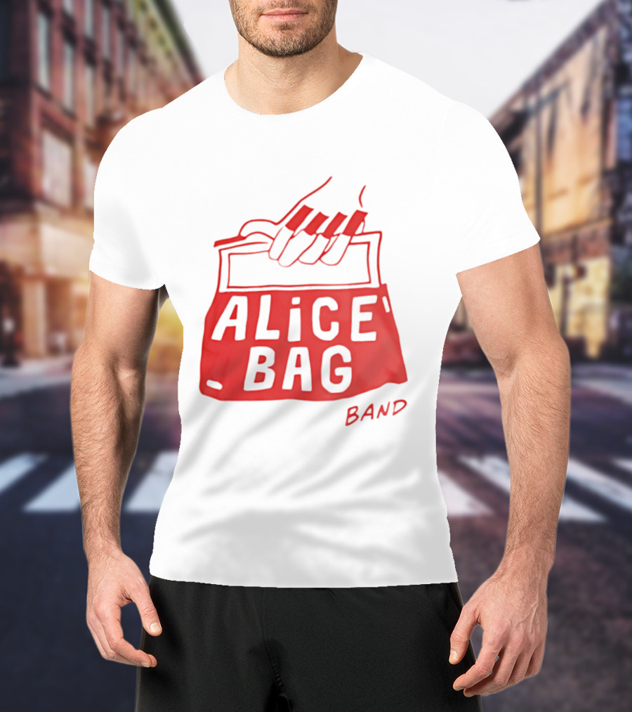 Alice Bag Band Iconic Red Hand Sardine Concept 2026 T-Shirt