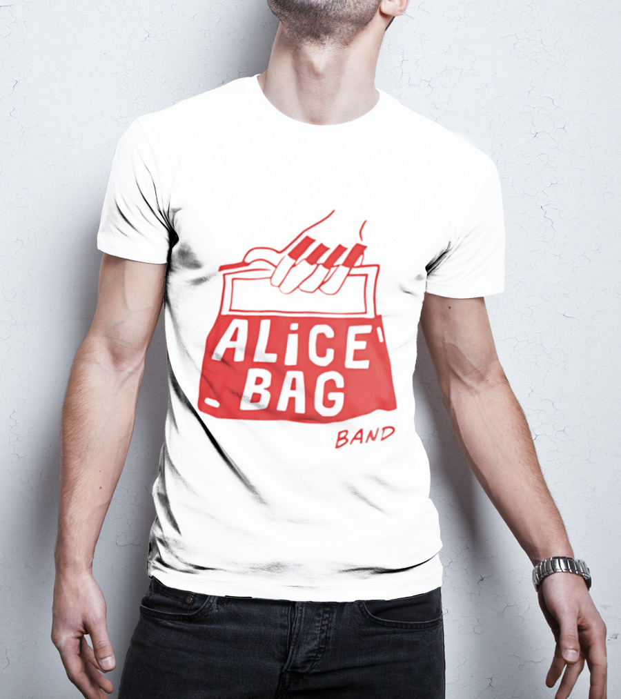Alice Bag Band Iconic Red Hand Sardine Concept 2026 T-Shirt