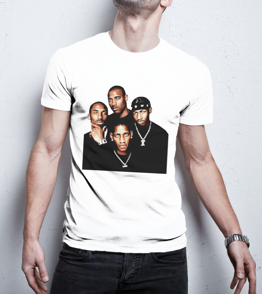 Kobe Iverson Mac Carter Basketball Legends Iconic Group T-Shirt