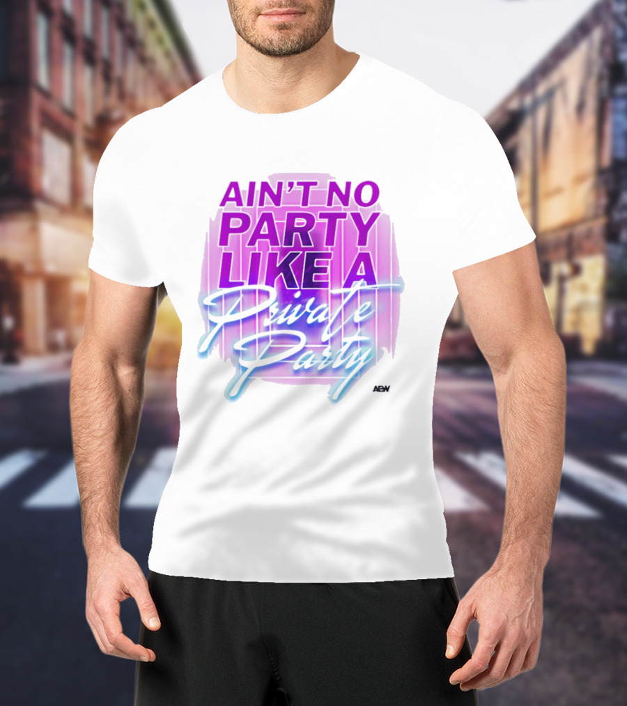 Ain't No Party Like A Private Party Retro Vibe T-Shirt