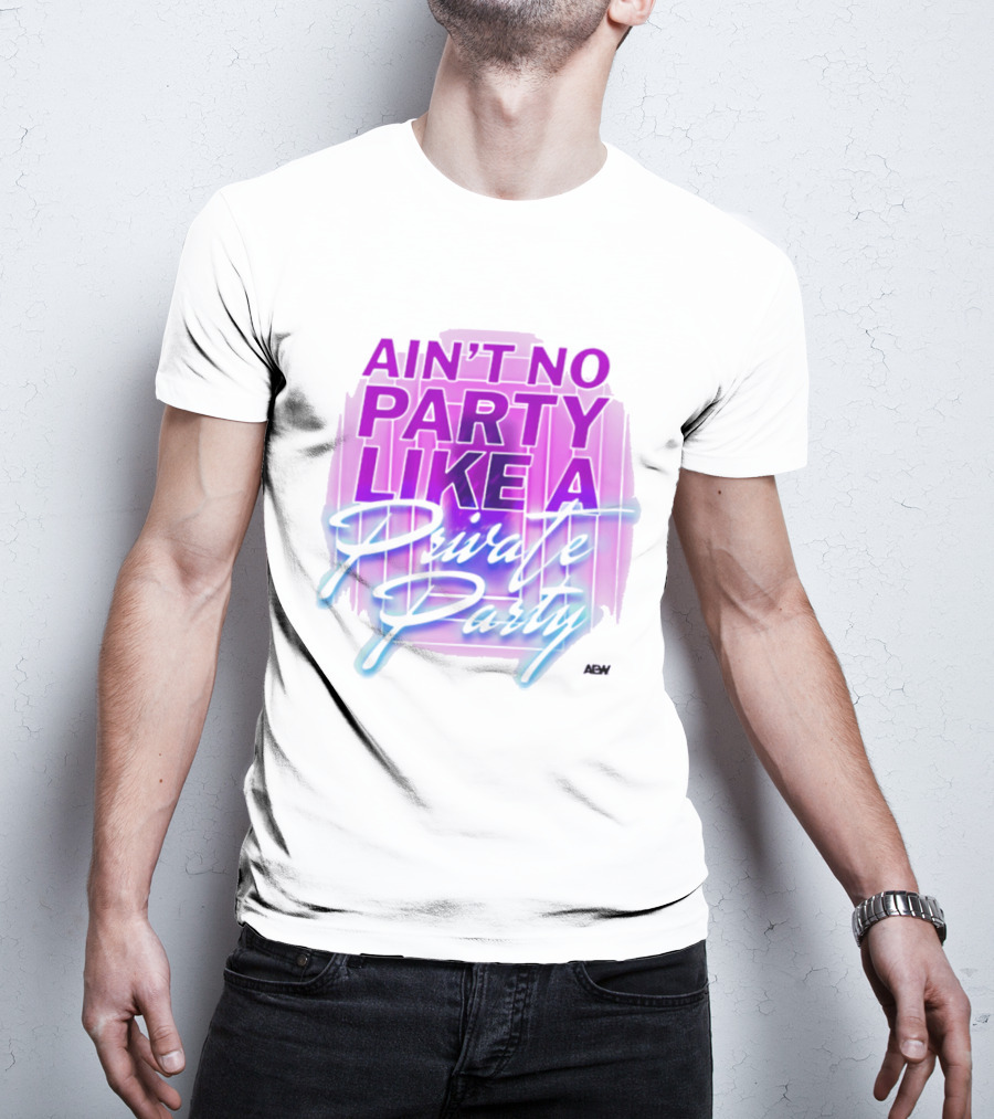 Ain't No Party Like A Private Party Retro Vibe T-Shirt