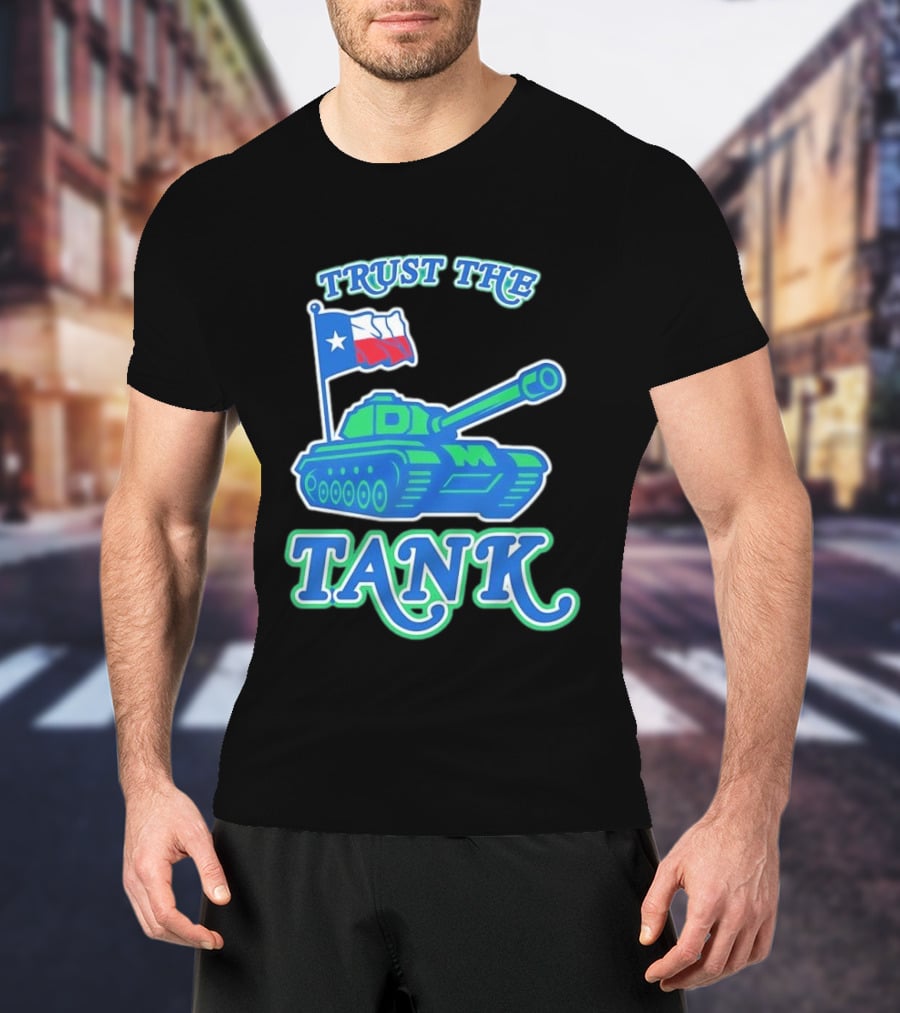 Trust The Tank Dallas Mavericks Texas Flag Tank T-Shirt