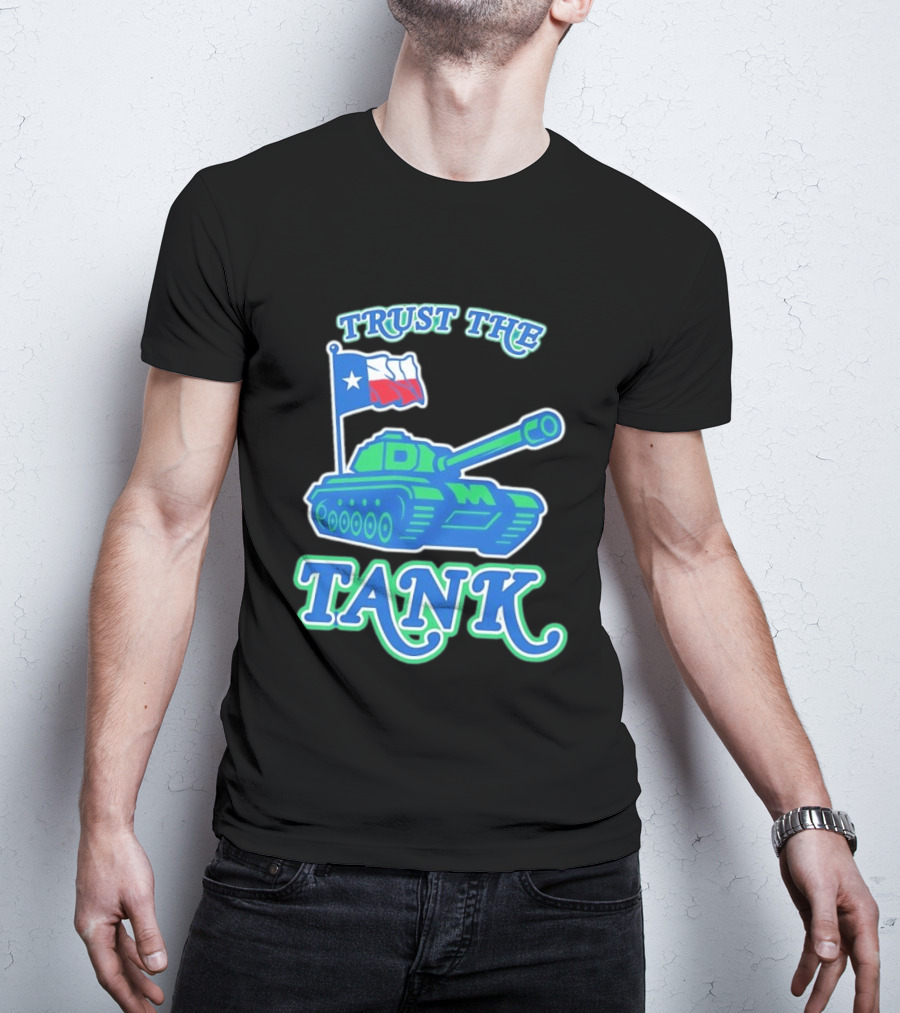 Trust The Tank Dallas Mavericks Texas Flag Tank T-Shirt