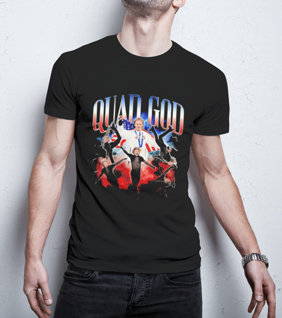 Quad God Miracle On Ice Olympic Champion T-Shirt