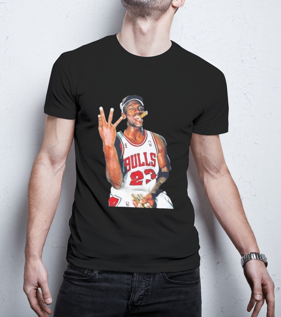 Giannis Antetokounmpo Mj Cigar Chicago Bulls 23 Basketball Legend T-Shirt