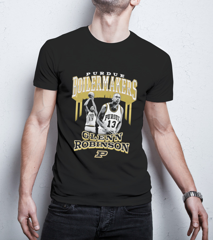 Glenn Robinson Purdue Boilermakers Basketball Legend T-Shirt