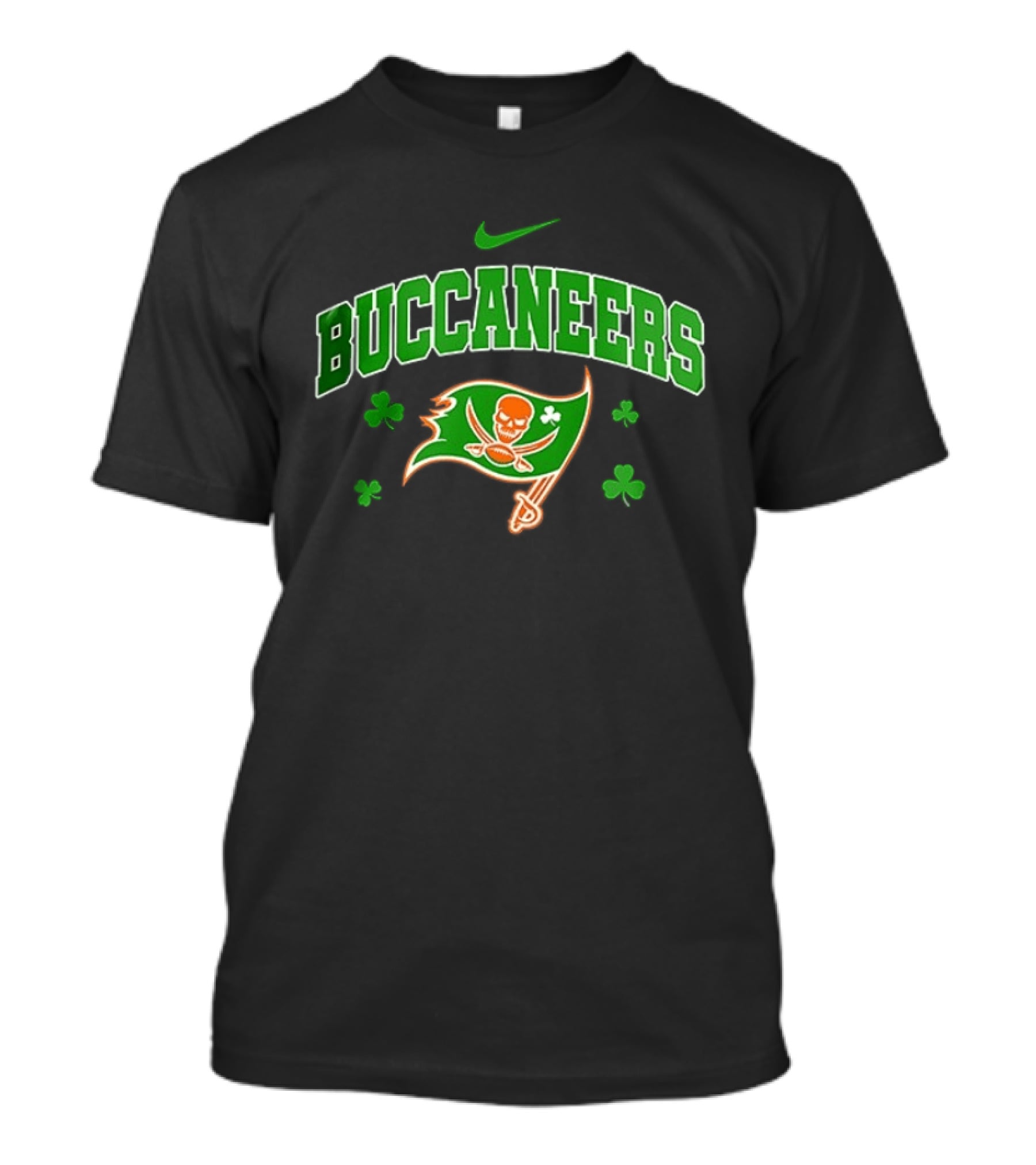 Tampa Bay Buccaneers Irish Green Clover Nike T-Shirt