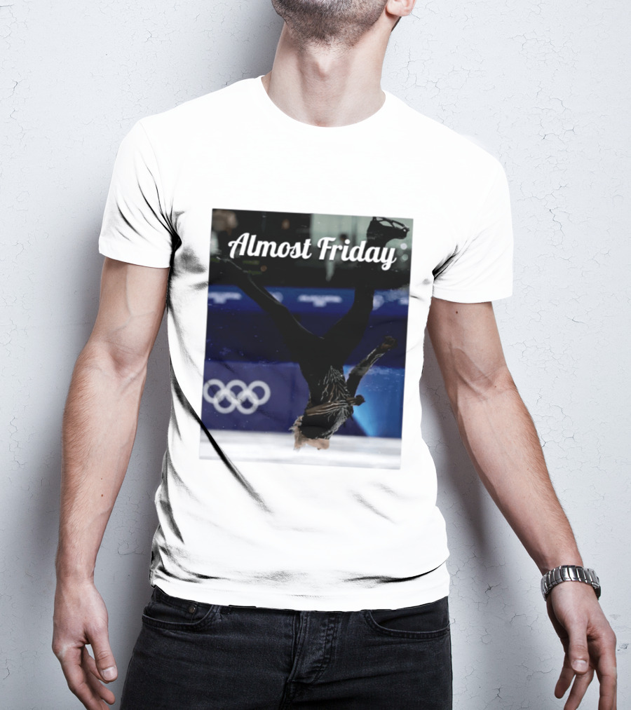 Almost Friday Skating Backflip Olympics Iconic Moment T-Shirt