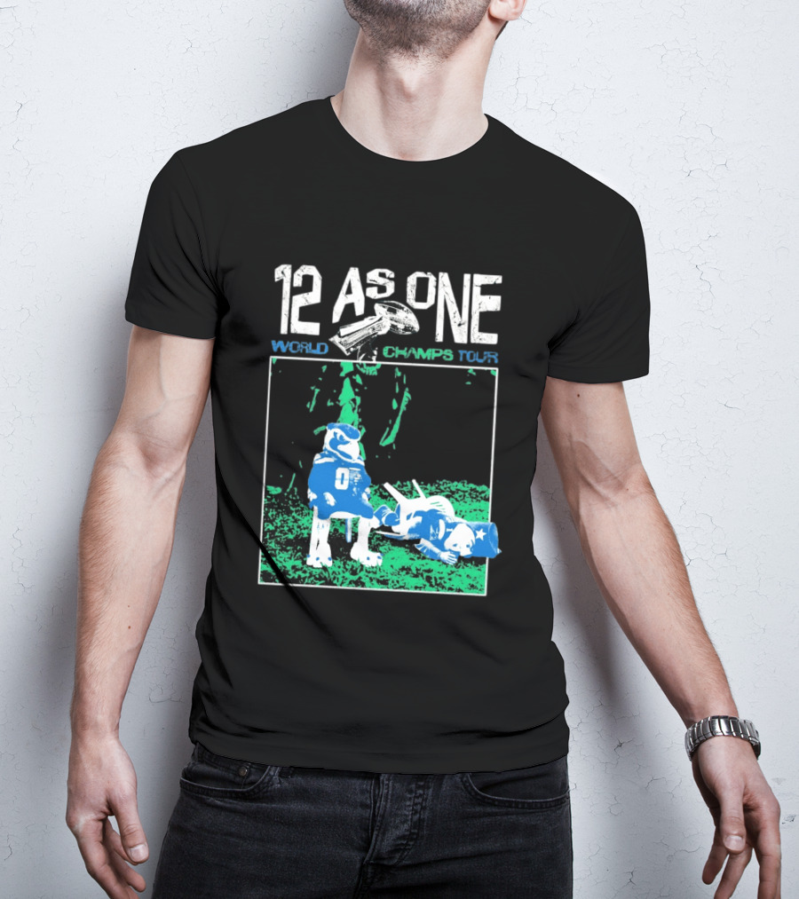 Seattle Seahawks 12 As One World Champs Tour T-Shirt
