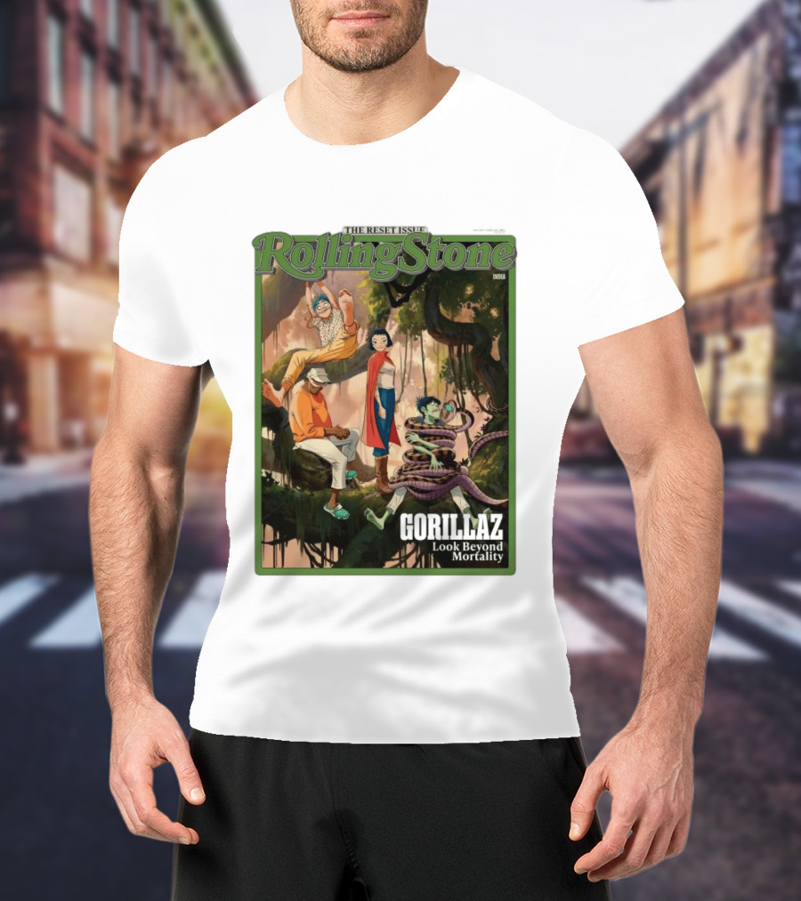 The Reset Issue Rolling Stone India Gorillaz Look Beyond Mortality T-Shirt