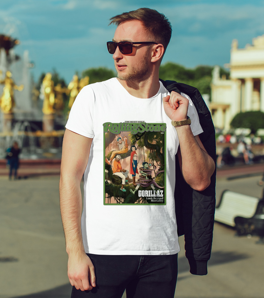 The Reset Issue Rolling Stone India Gorillaz Look Beyond Mortality T-Shirt