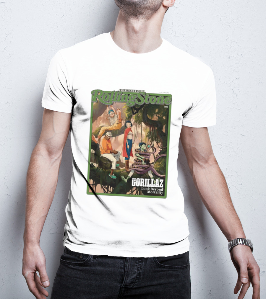 The Reset Issue Rolling Stone India Gorillaz Look Beyond Mortality T-Shirt