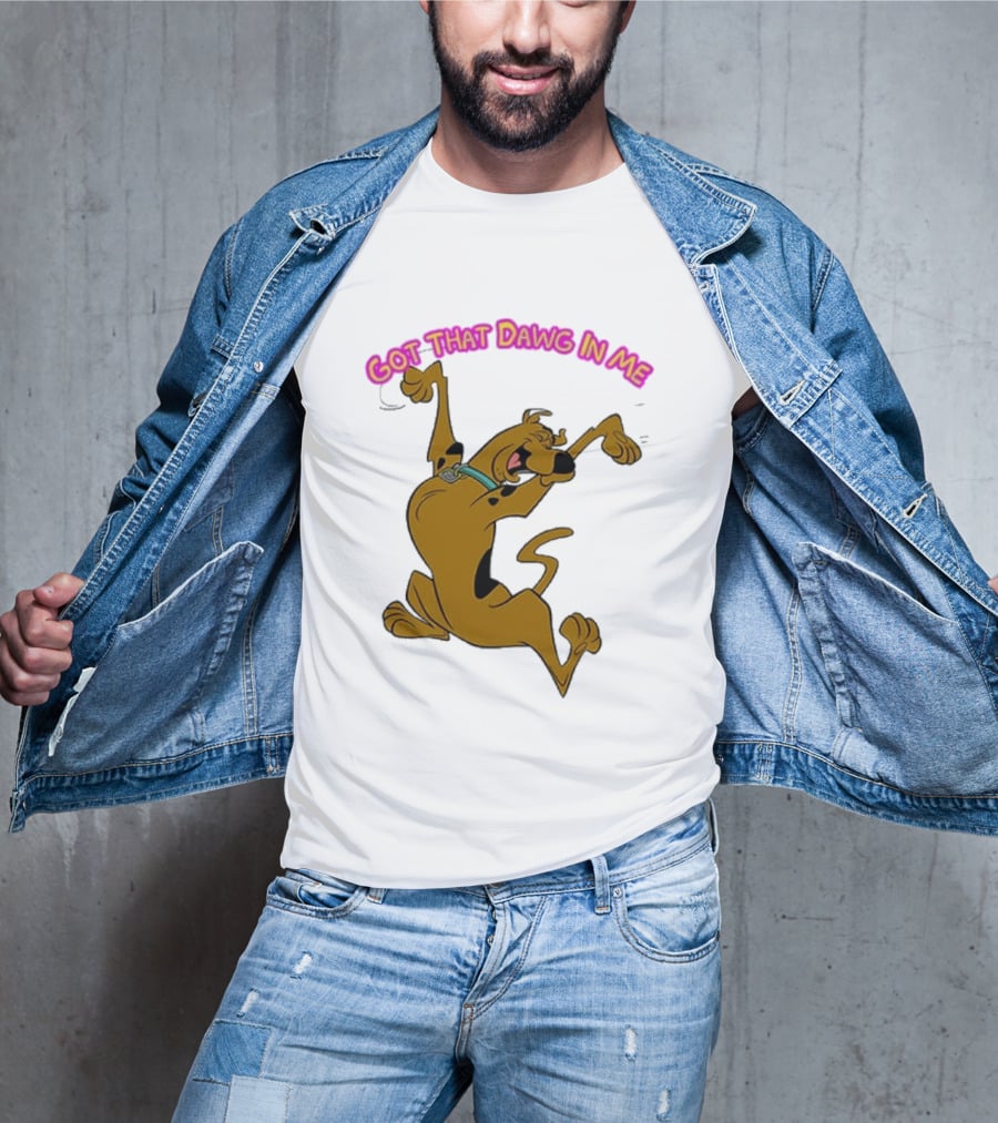 Got That Dawg In Me Scooby Doo Enthusiastic Pose T-Shirt