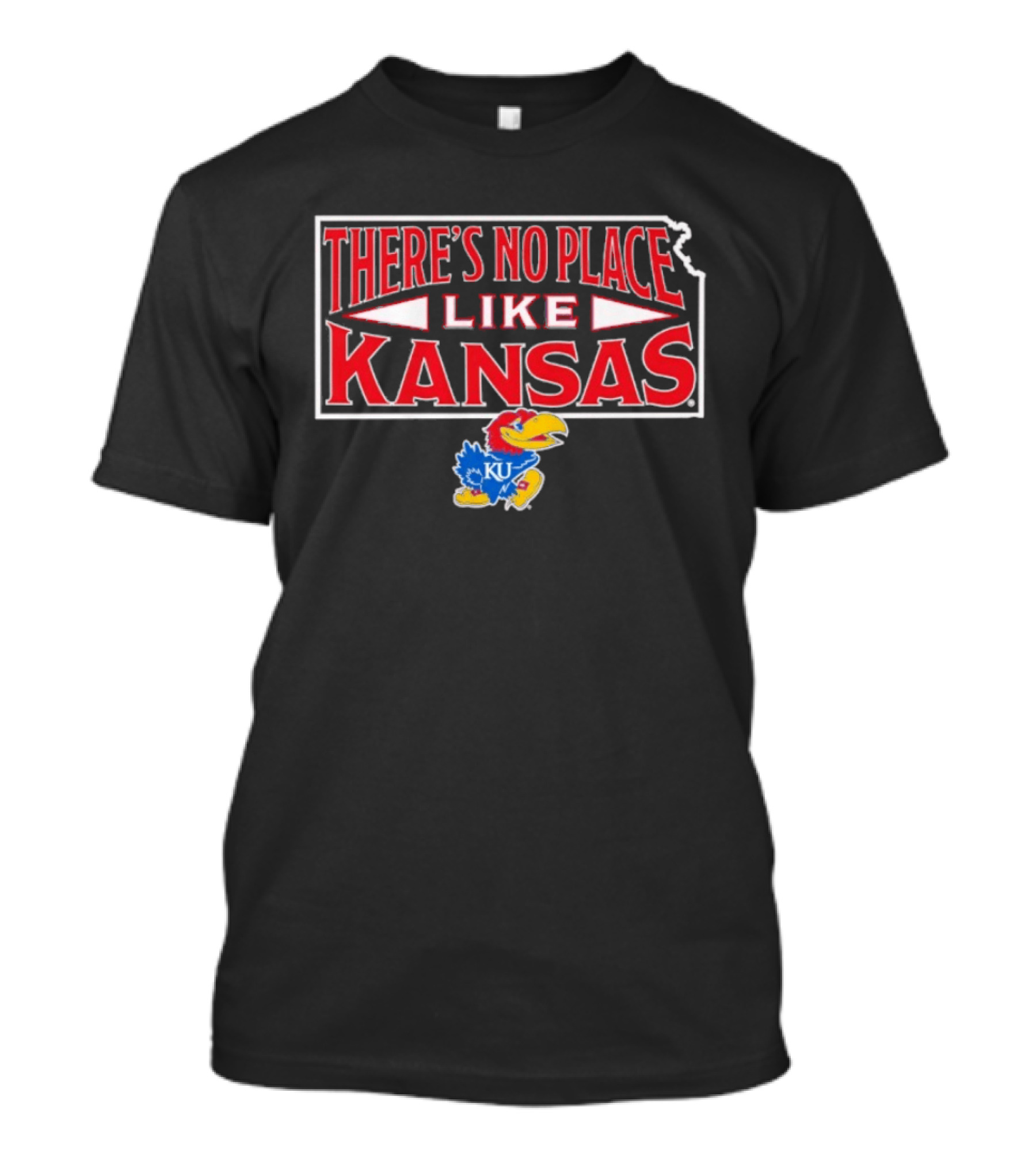 Kansas Jayhawks KU There's No Place Like Kansas T-Shirt
