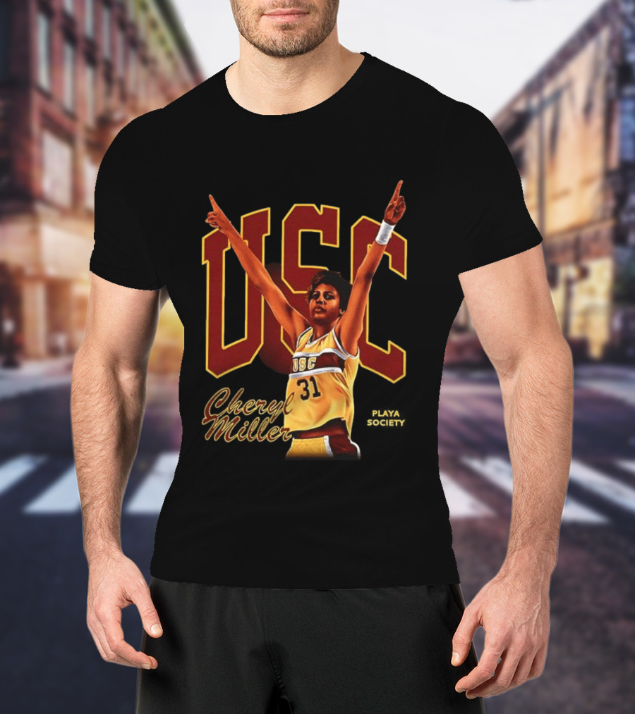 USC Cheryl Miller 31 Basketball Legend T-Shirt