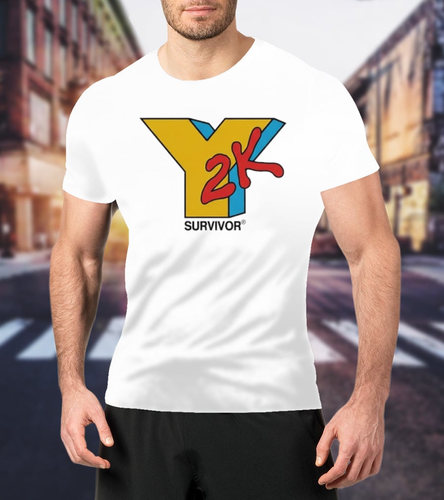 Y2K Survivor Retro 2000s Nostalgia Fashion Trend T-Shirt