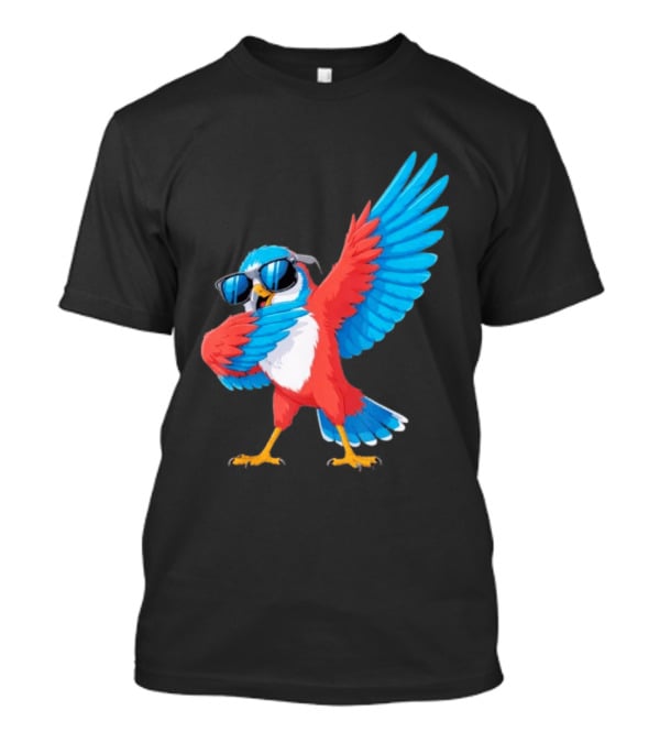 Sea Hawk Bird Dabbing With Sunglasses T-Shirt