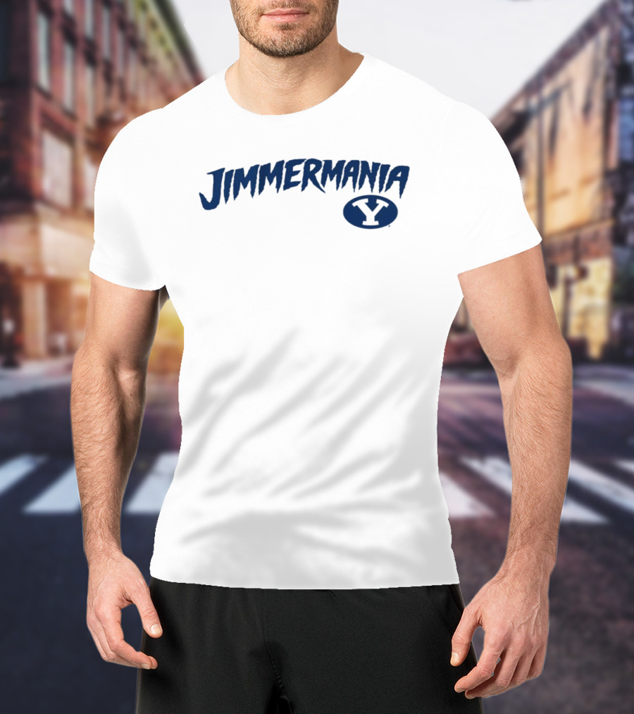 BYU Basketball Jimmermania 32 Jimmer Fredette Y T-Shirt
