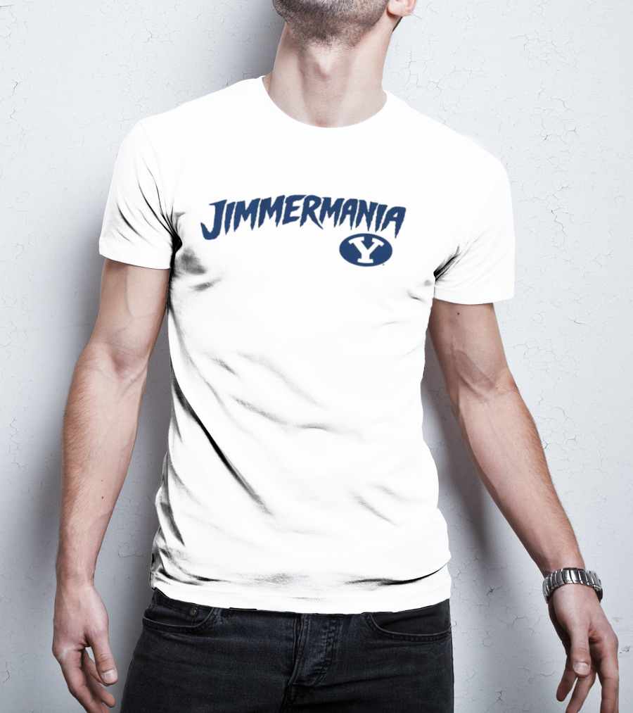 BYU Basketball Jimmermania 32 Jimmer Fredette Y T-Shirt