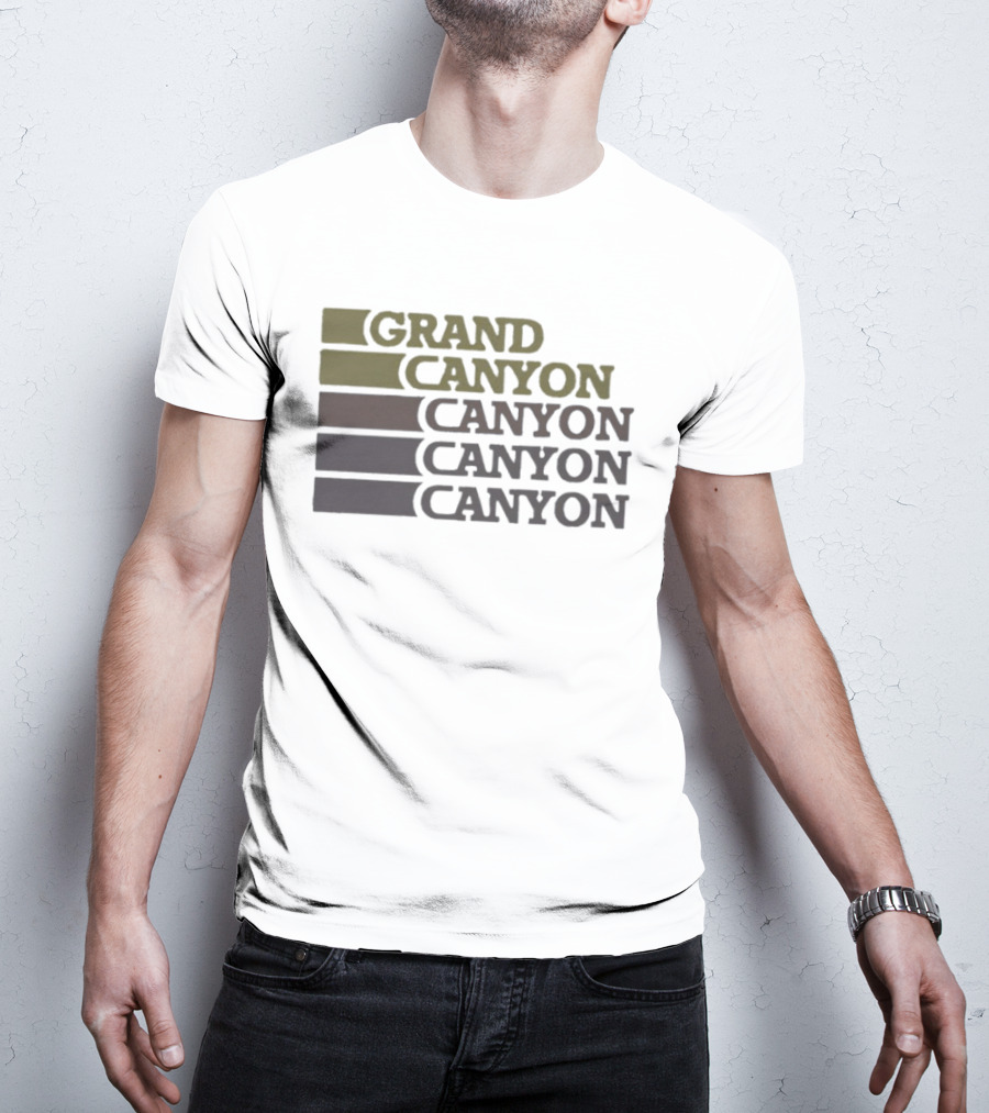 Dale Doback Grand Canyon Vintage Retro Style Scenic T-Shirt