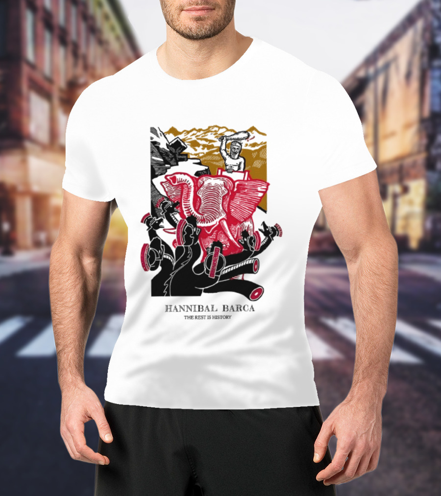 Hannibal Barca The Rest Is History Elephants And Soldiers Historical T-Shirt
