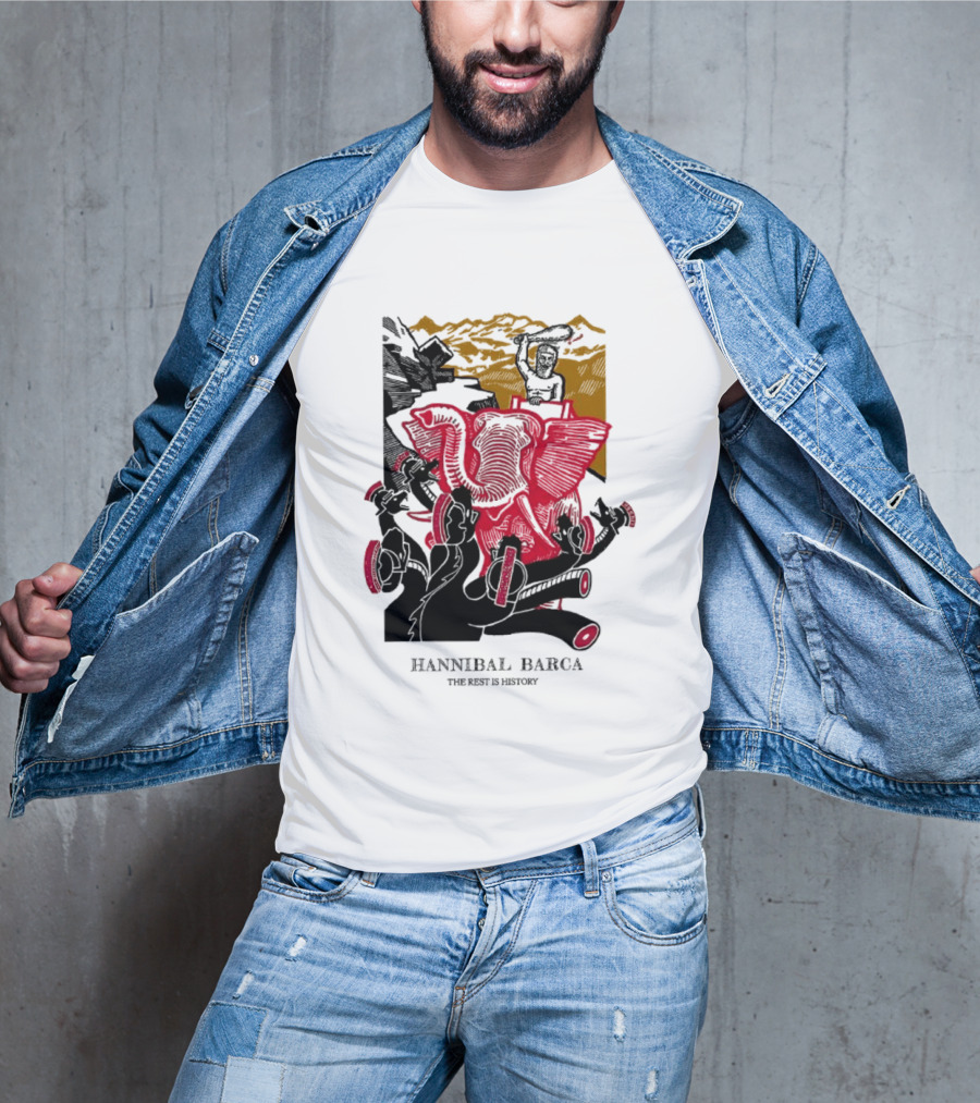 Hannibal Barca The Rest Is History Elephants And Soldiers Historical T-Shirt