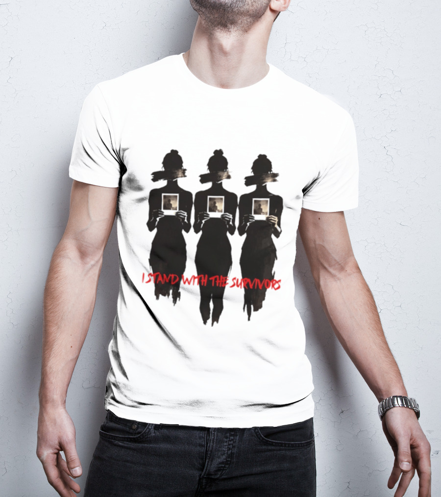 I Stand With The Survivors Epstein Victims T-Shirt