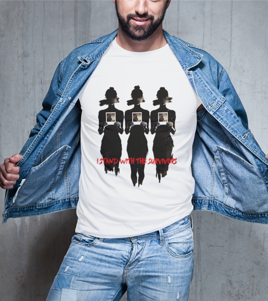 I Stand With The Survivors Epstein Victims T-Shirt