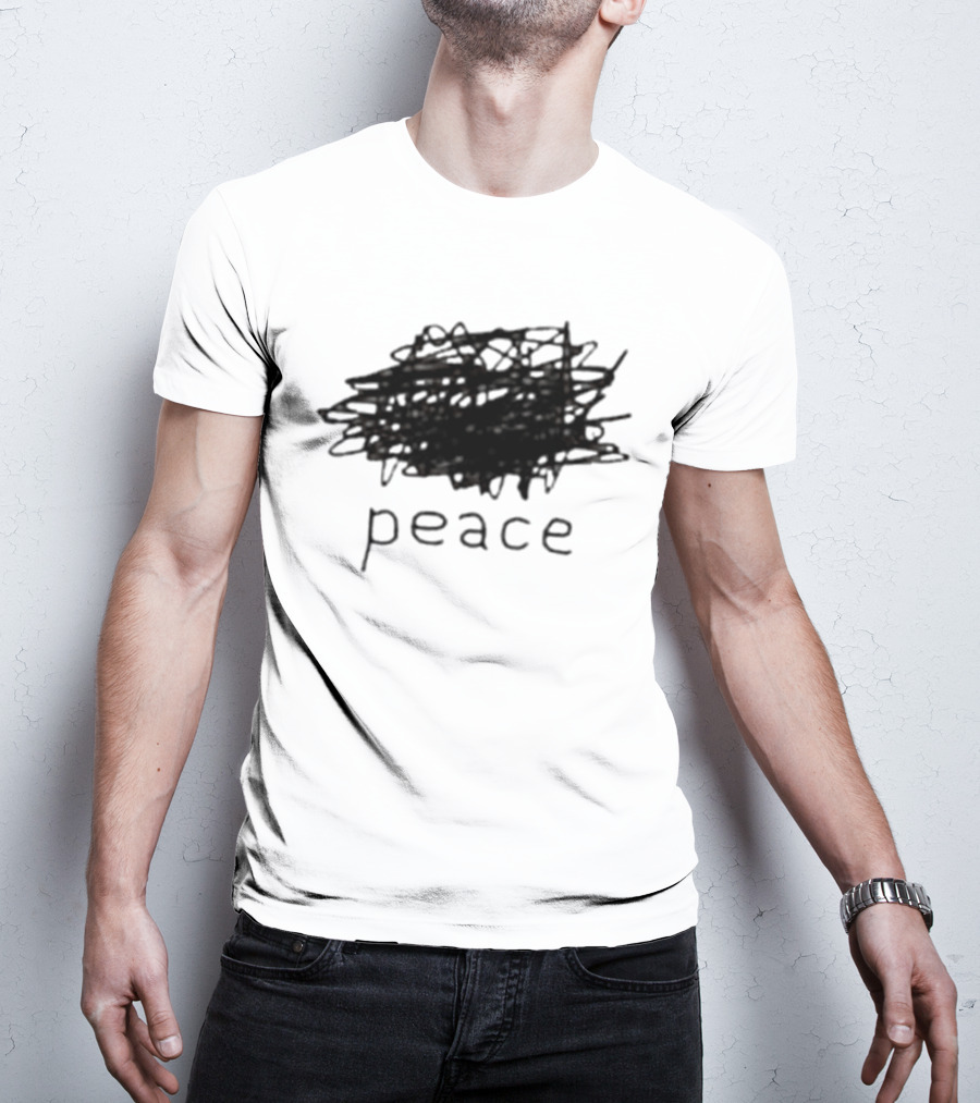 Peace Graffiti Scribble T-Shirt
