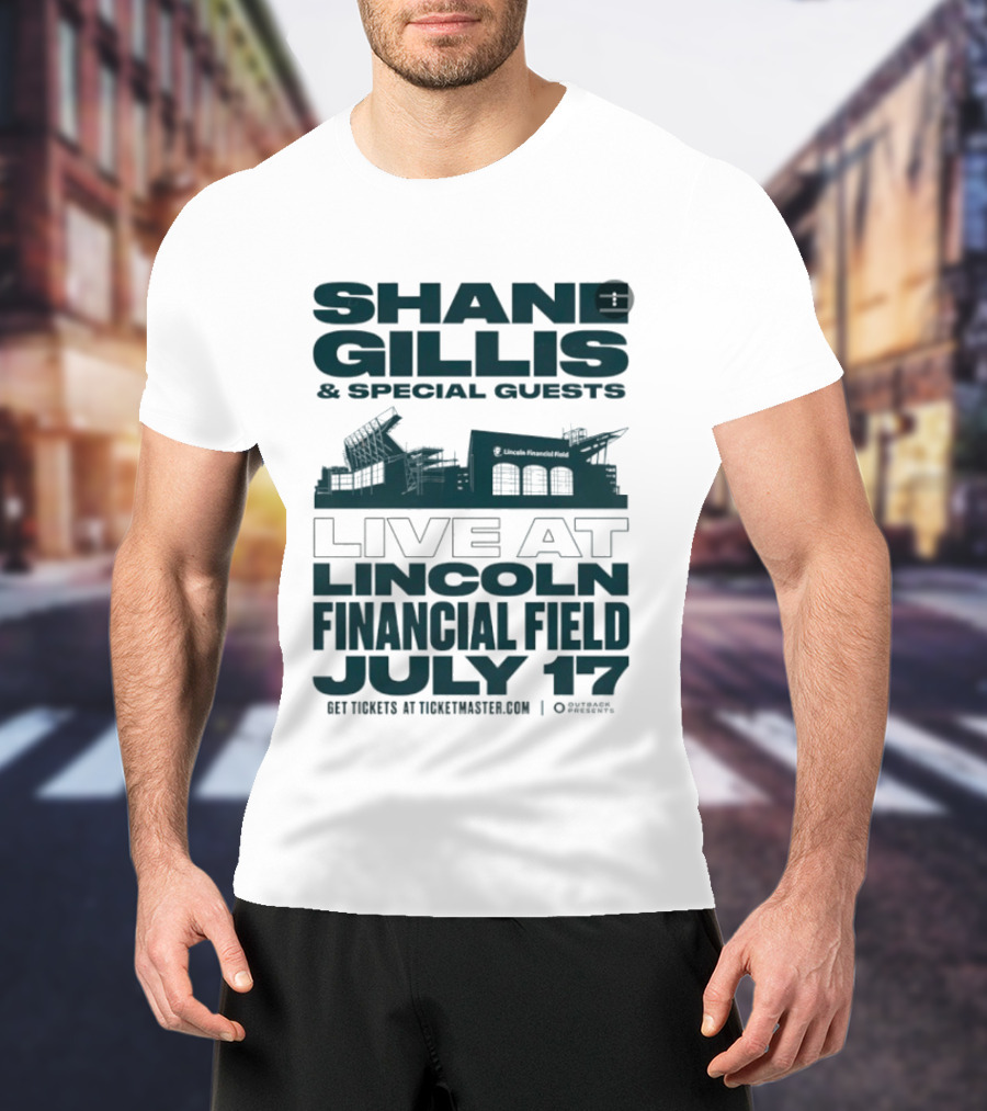 Shane Gillis And Special Guests Live At Lincoln Financial Field July 17 Event Promotion T-Shirt