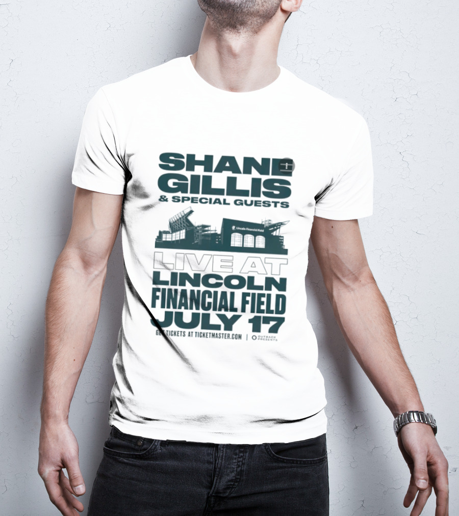 Shane Gillis And Special Guests Live At Lincoln Financial Field July 17 Event Promotion T-Shirt