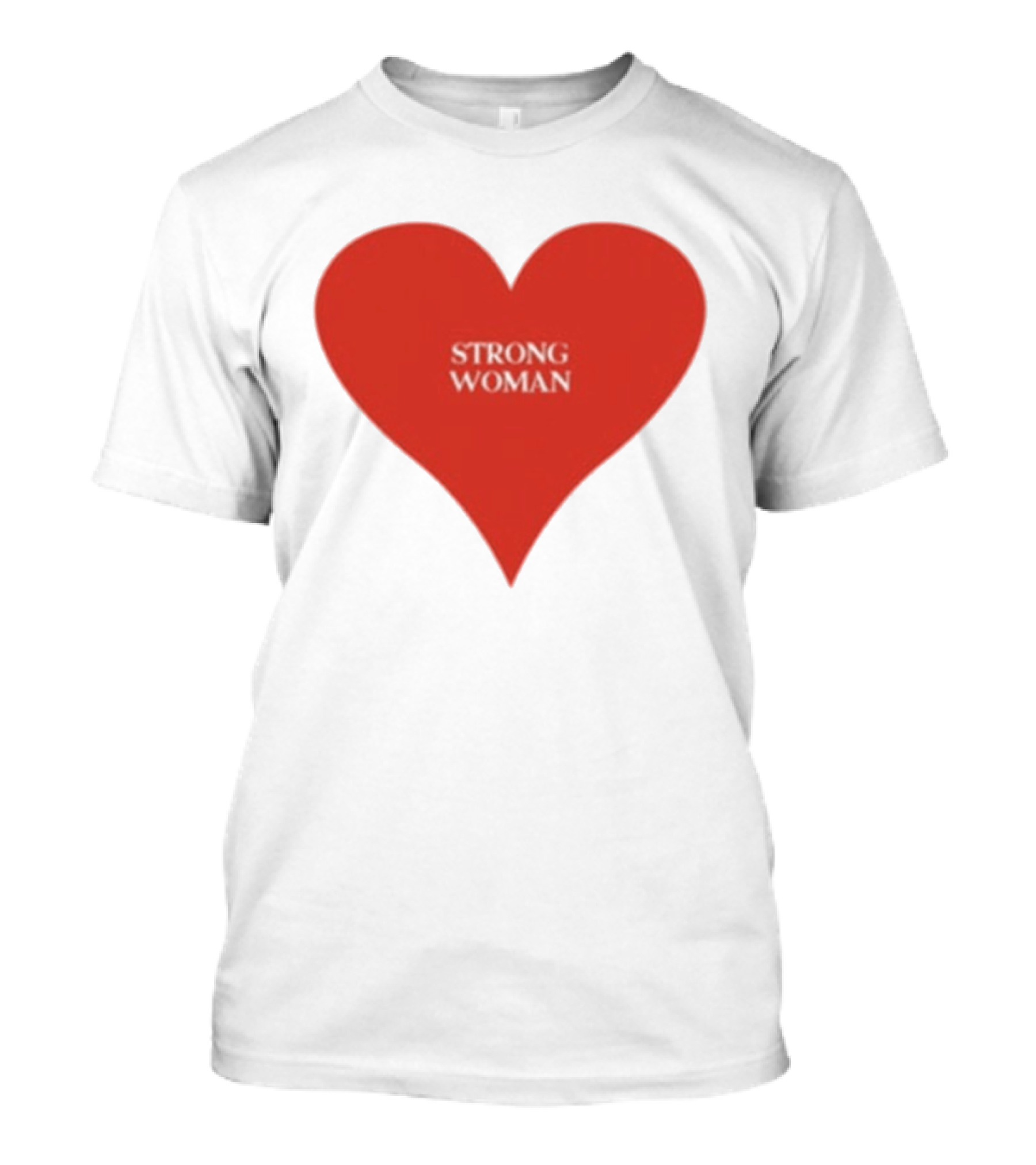 Strong Woman Heart Gemma Johnson Neighborhood Empowerment T-Shirt