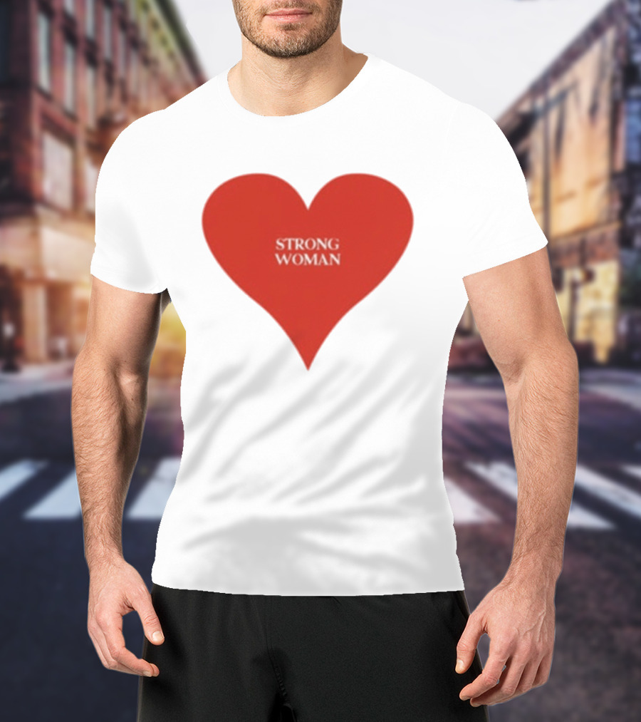 Strong Woman Heart Gemma Johnson Neighborhood Empowerment T-Shirt