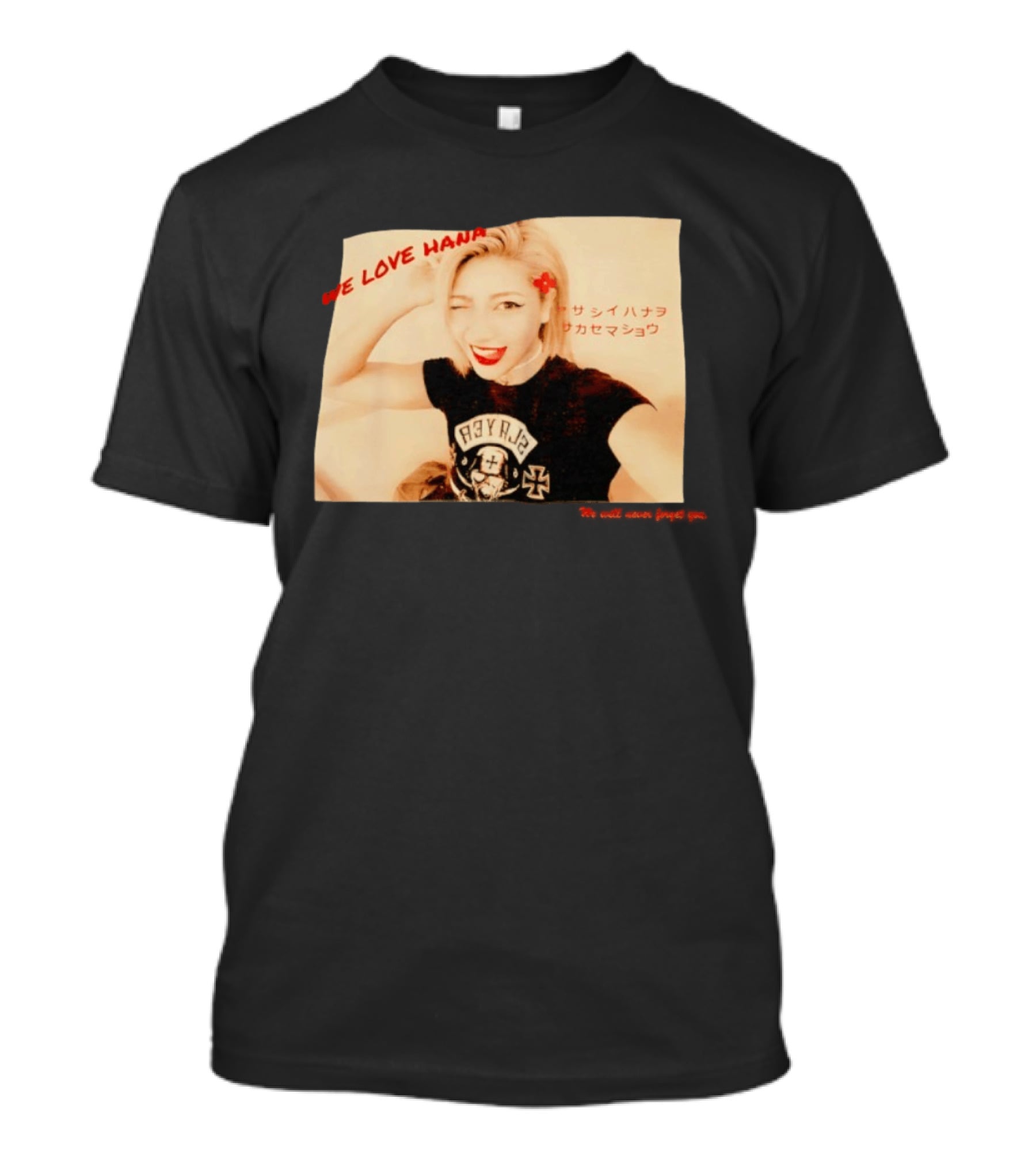 We Love Hana Kimura Punk Style Photo T-Shirt