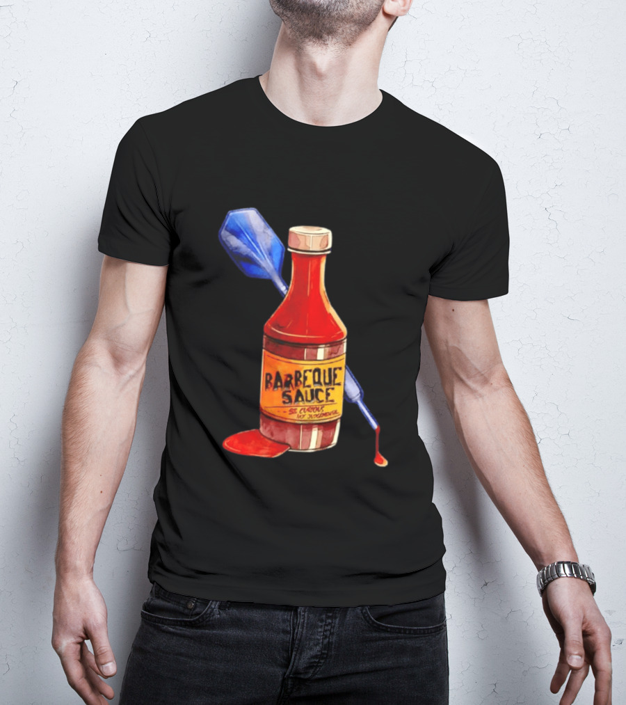 Barbecue Sauce Be Curious Not Judgmental Darts Bottle T-Shirt