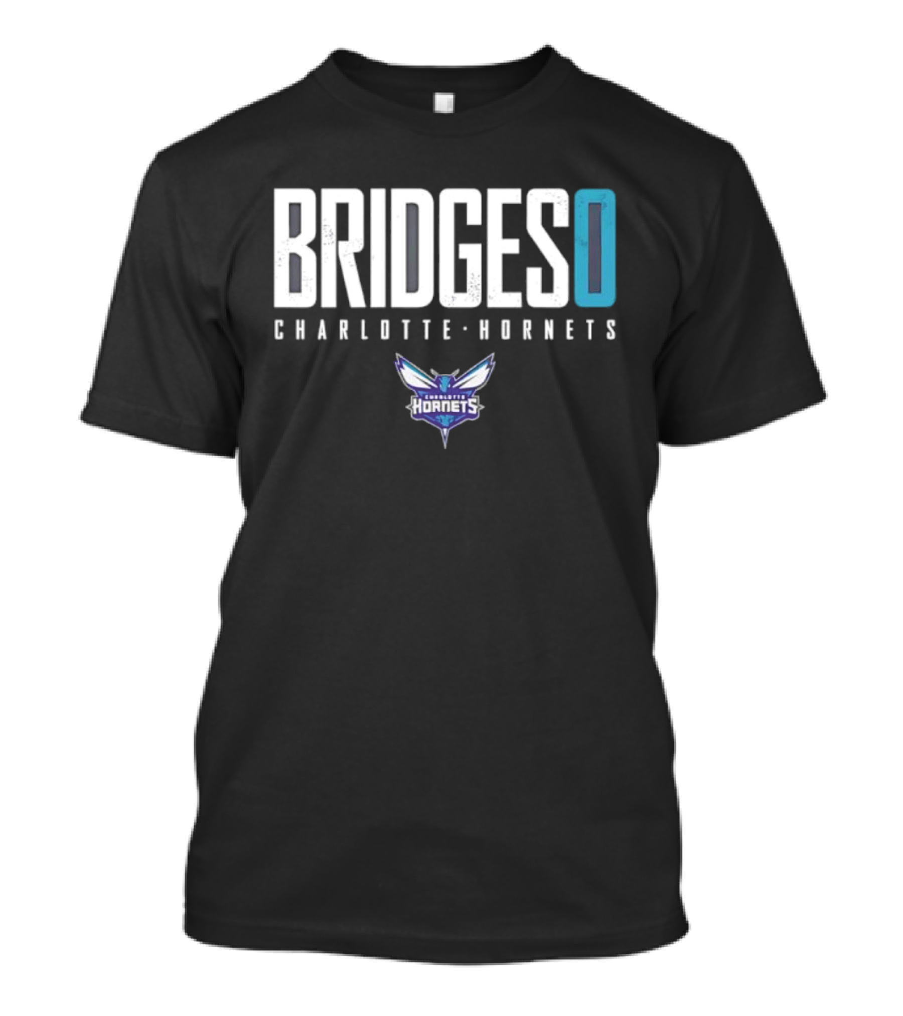BRIDGES 0 Charlotte Hornets T-Shirt
