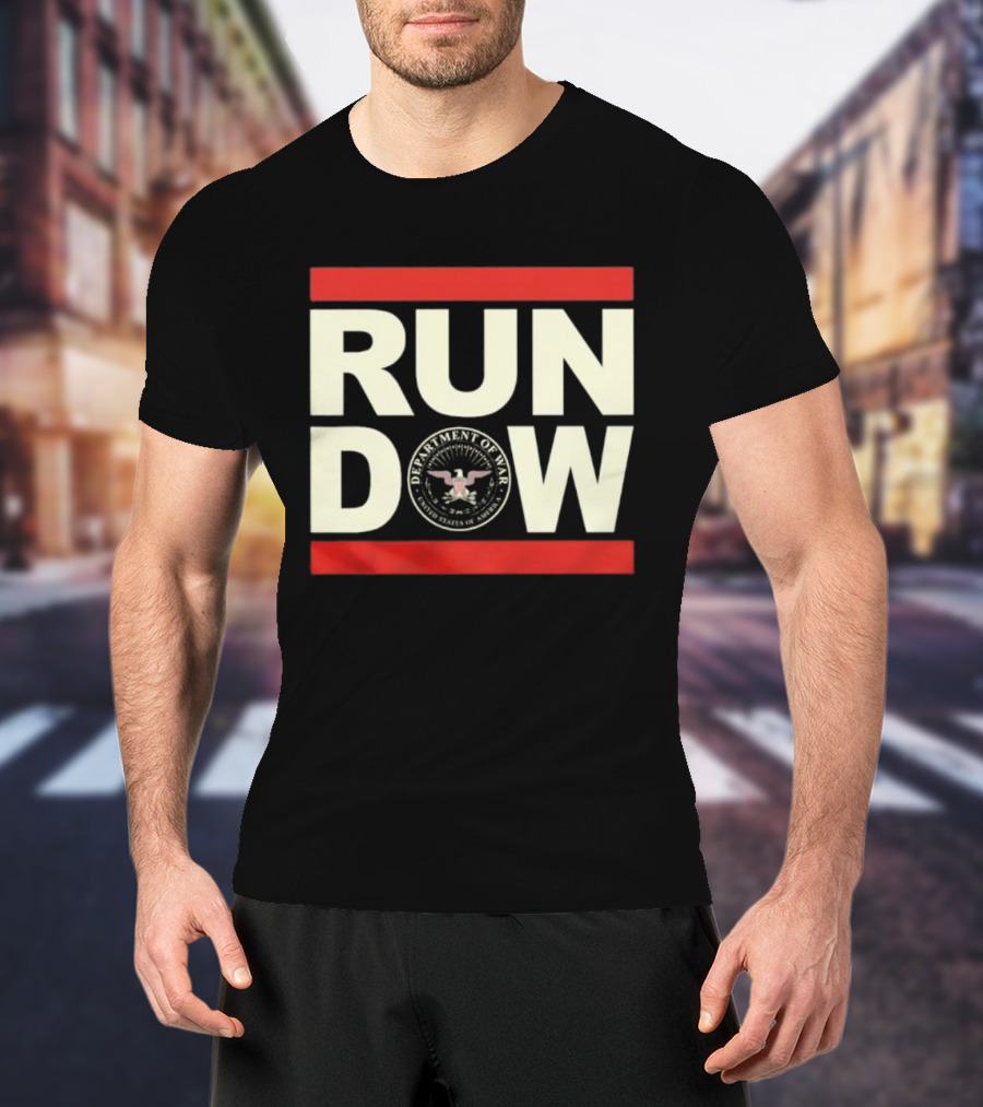 RUN DOW Department Of War Trump Seal T-Shirt