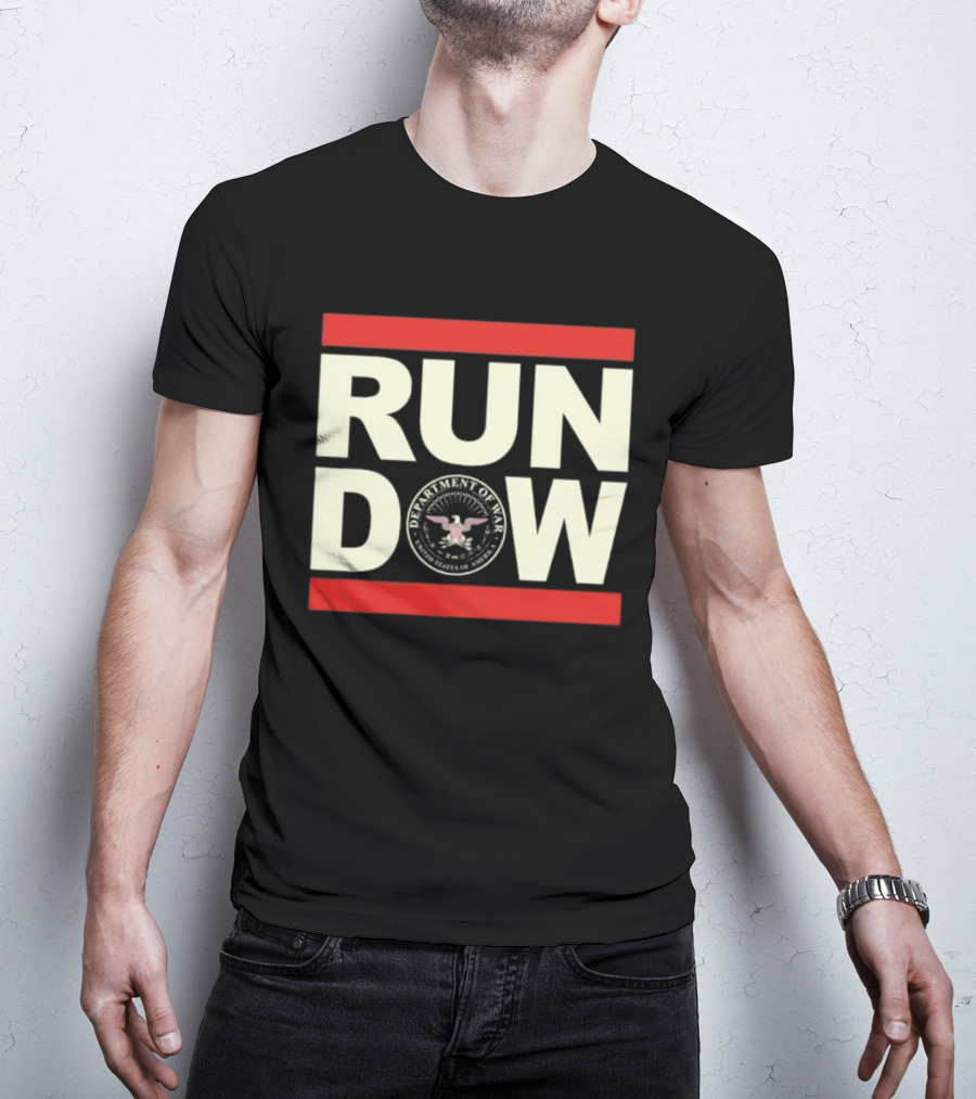RUN DOW Department Of War Trump Seal T-Shirt