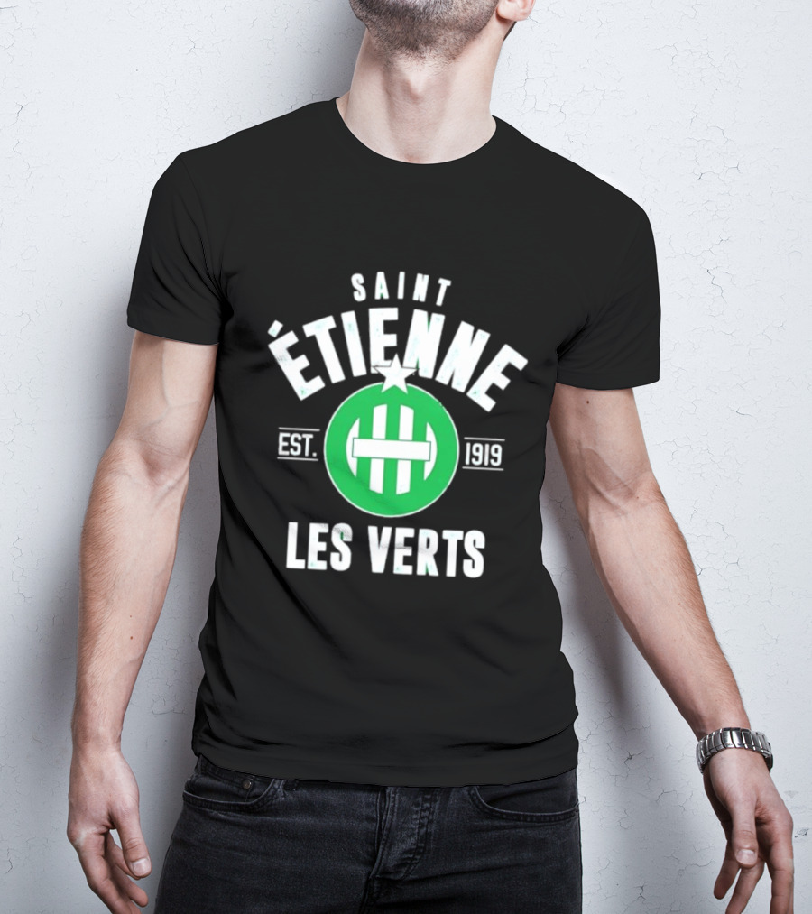 Saint Étienne Established 1919 Les Verts Soccer Heritage T-Shirt