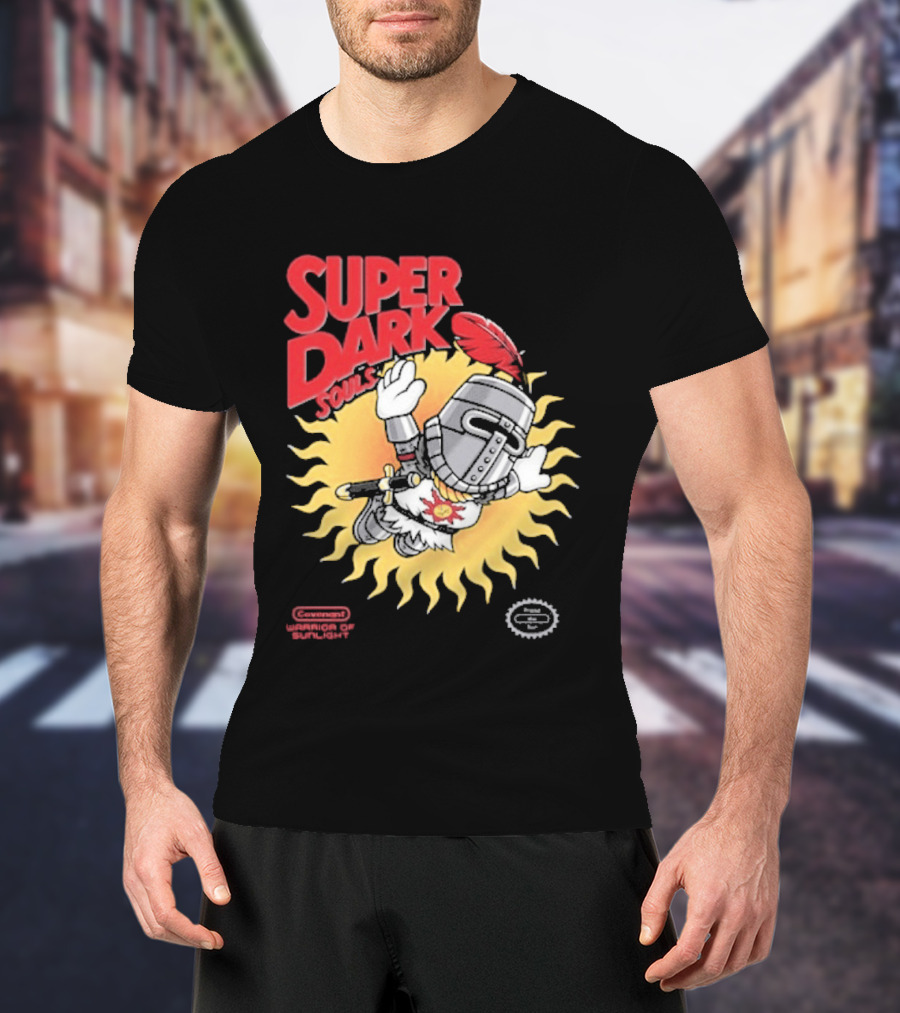 Super Dark Souls Praise The Sun Solaire T-Shirt
