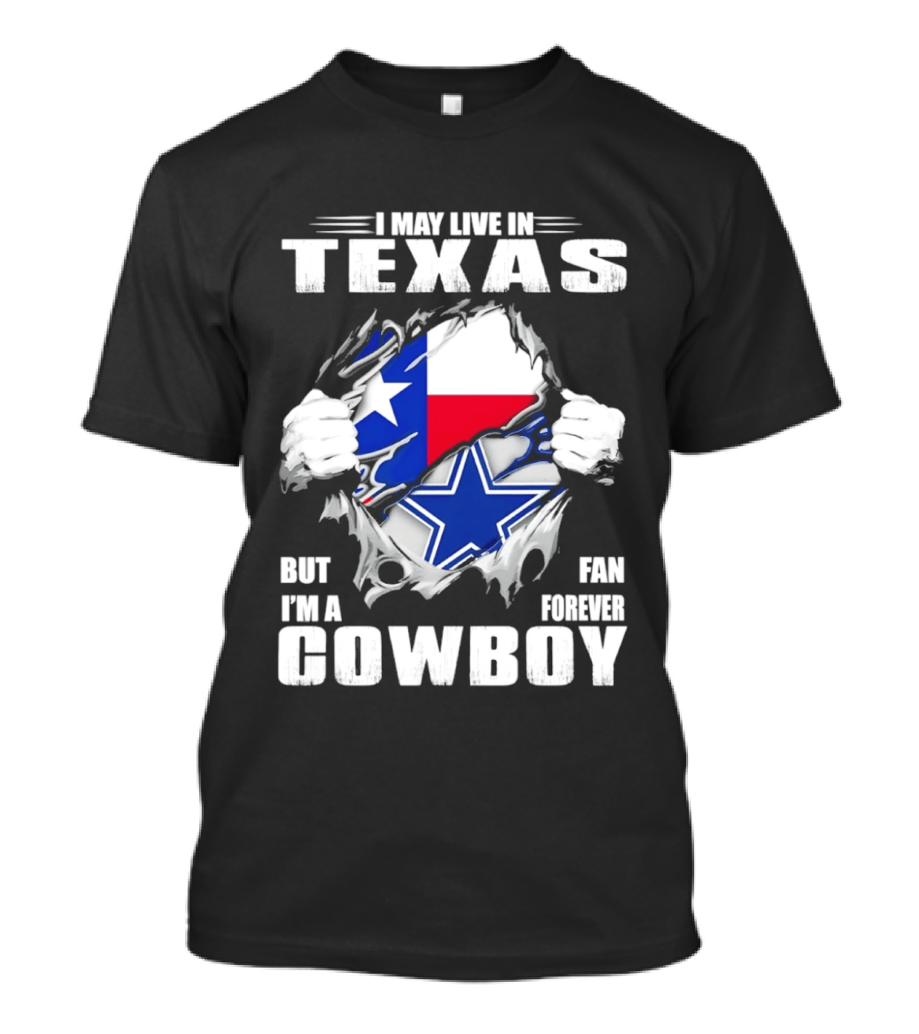 Texas Resident Dallas Cowboys Fan Forever T-Shirt