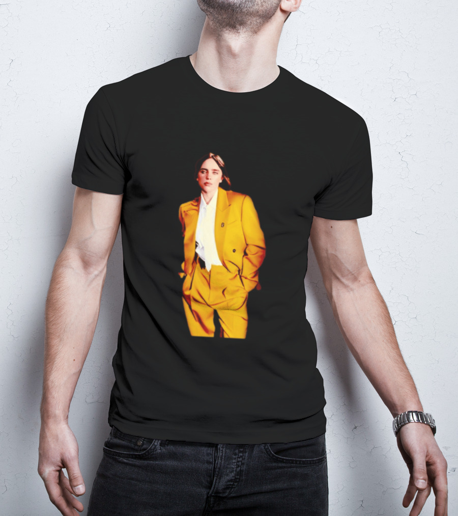 Billie Eilish Yellow Suit Fashion T-Shirt